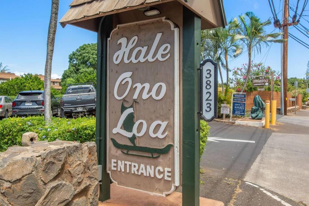 Hale Ono Loa 403- Top Floor, Ocean View, & Complete Modern Remodel Kahana Exterior foto